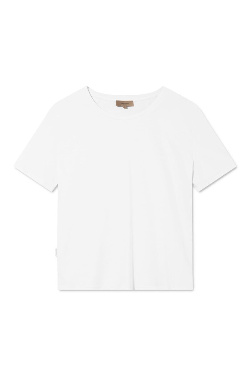 TRISH LIGHT COTTON JERSEY - WHITE