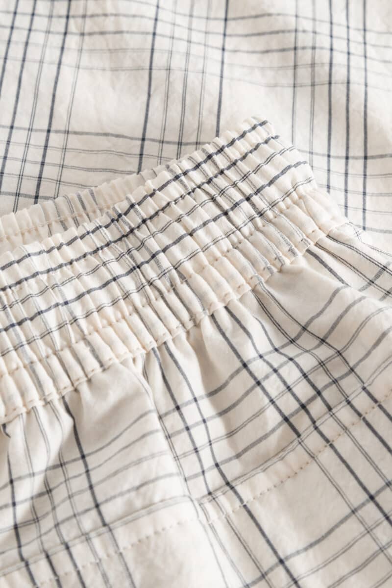 PIPI COTTON CHECK - IVORY/BLACK CHECK - Image 5