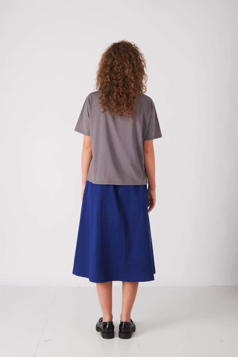 TRISH LIGHT COTTON JERSEY - GREY - Image 3