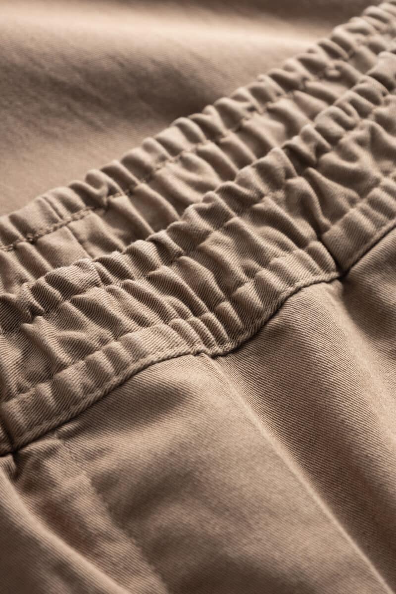 PALLA GMTD GARMENT DYED POPLIN - LIGHT BROWN - Image 3