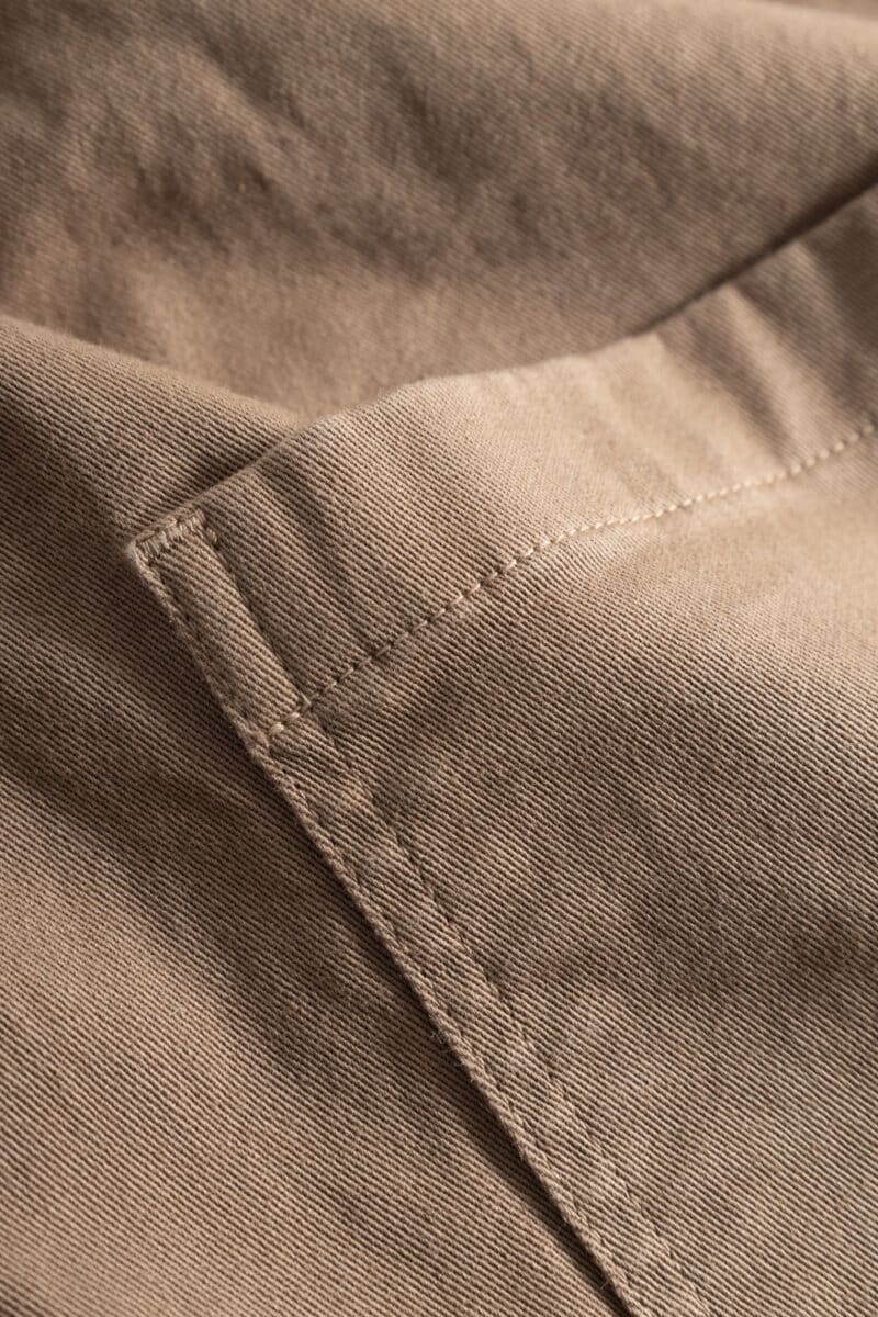 PALLA GMTD GARMENT DYED POPLIN - LIGHT BROWN - Image 2