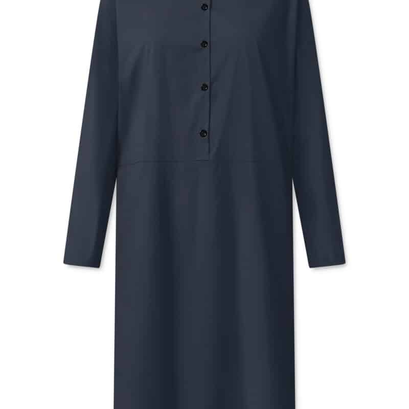 JESSIE DRESS FANCY POPLYN - NAVY