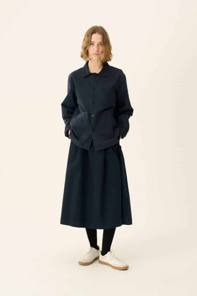 PEN PRE DYED TWILL - DARK NAVY - Image 4