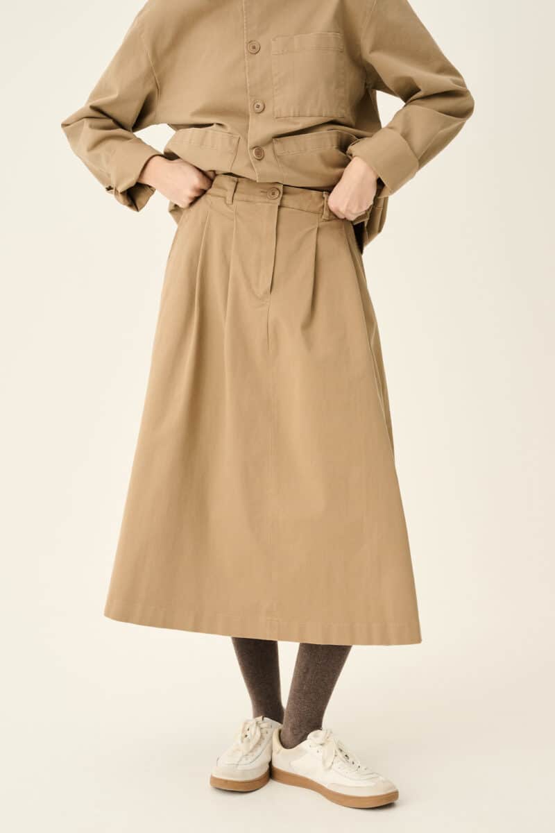 PEN PRE DYED TWILL - LIGHT BROWN