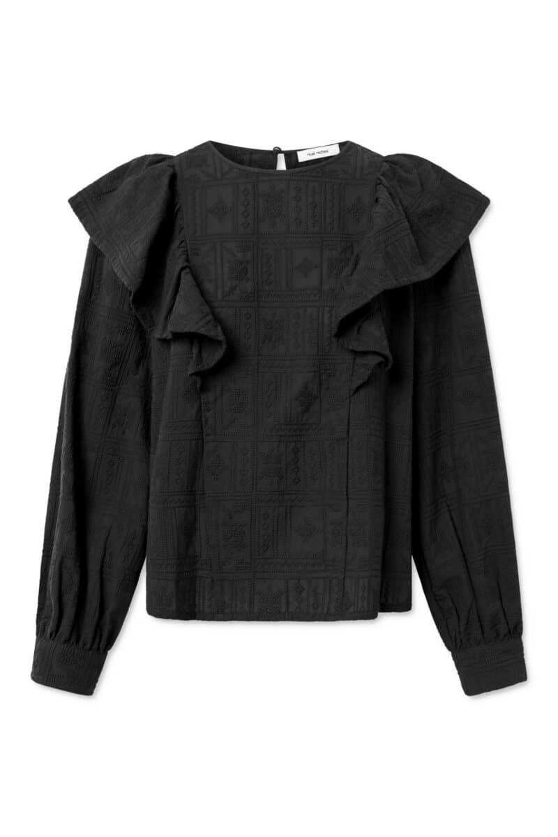 TOULOUSE BLOUSE - BLACK - Image 2