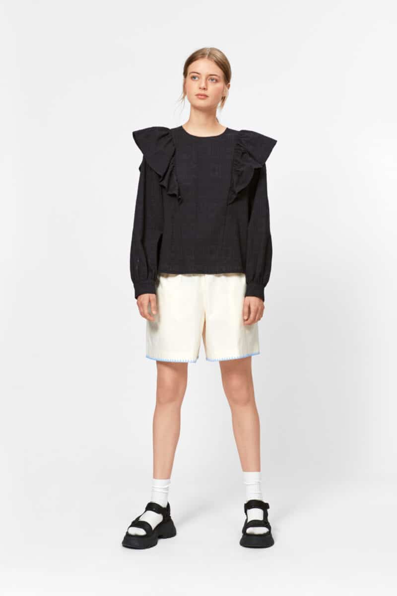 TOULOUSE BLOUSE - BLACK