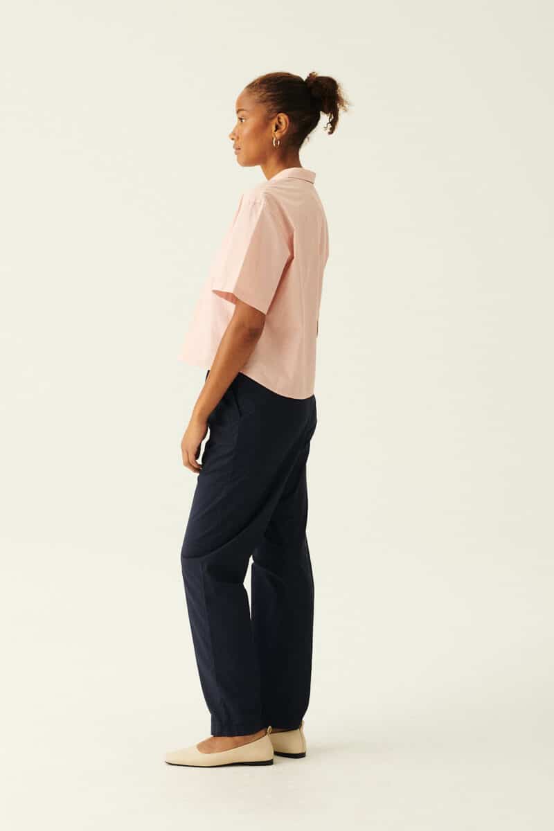 PAREL GARMENT DYED POPLIN - DARK NAVY - Image 4