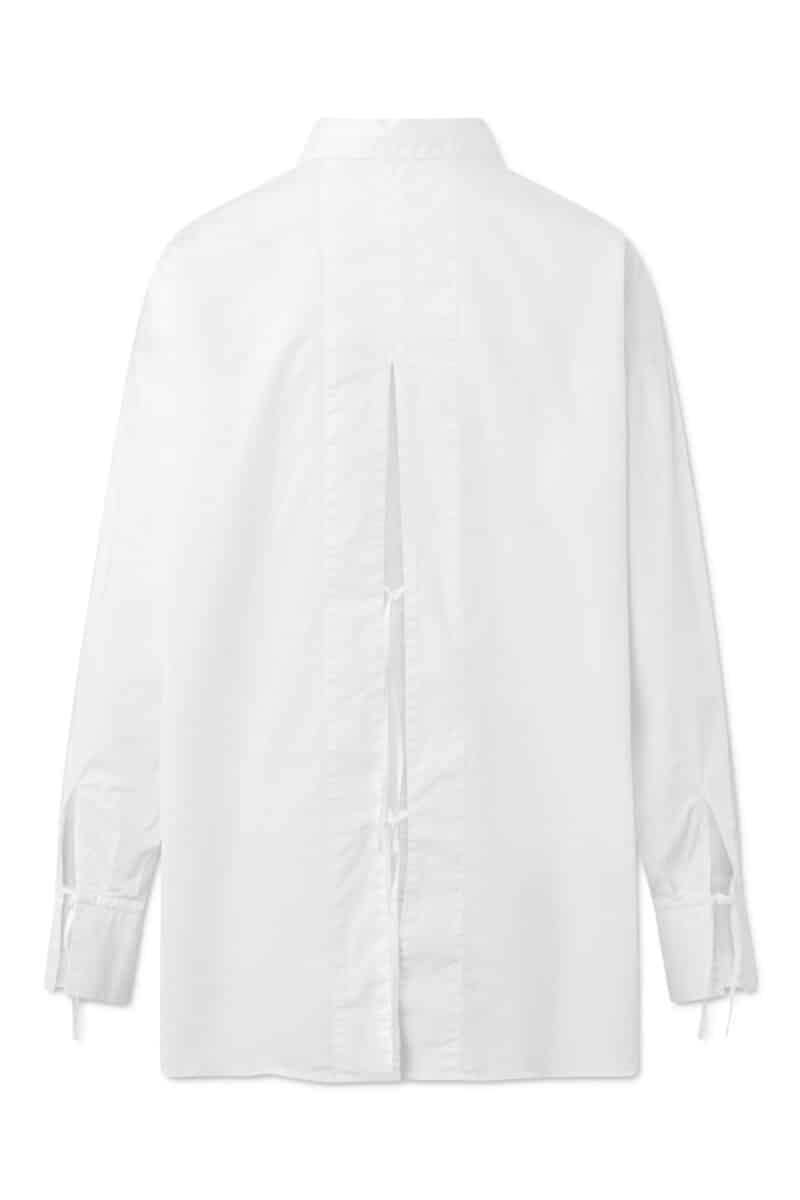 SIGNE GARMENT DYED POPLIN - WHITE - Image 2
