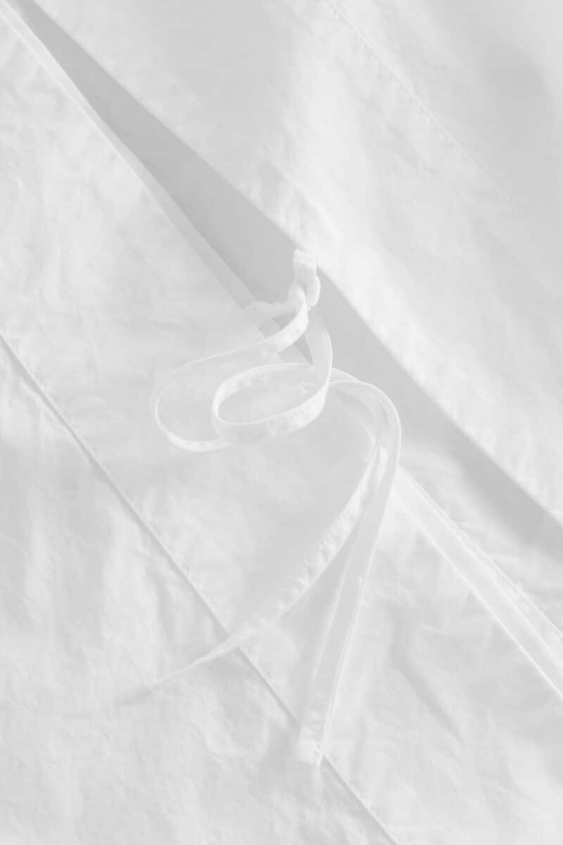 SIGNE GARMENT DYED POPLIN - WHITE - Image 4