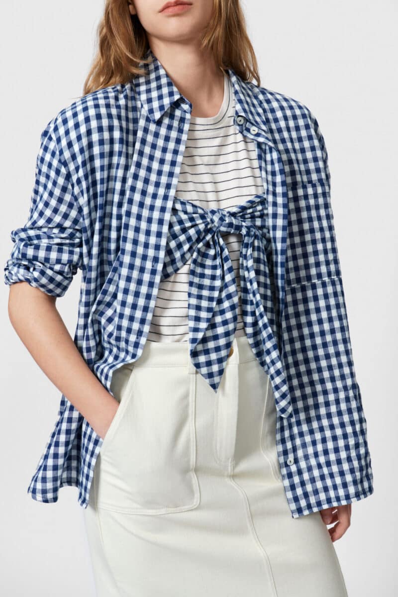 ALFONSO SHIRT - BLUE CHECK - Image 7