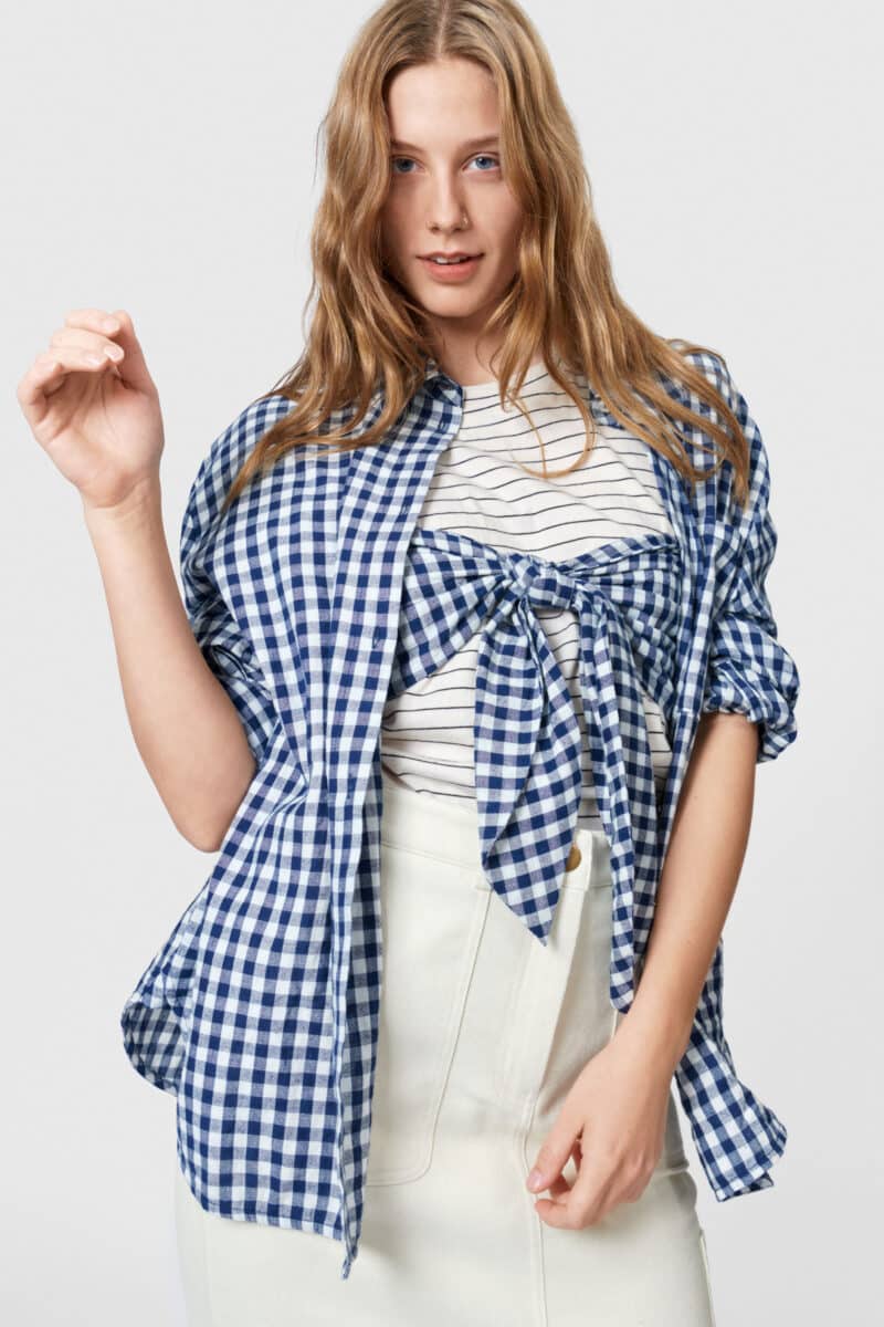 ALFONSO SHIRT - BLUE CHECK - Image 8