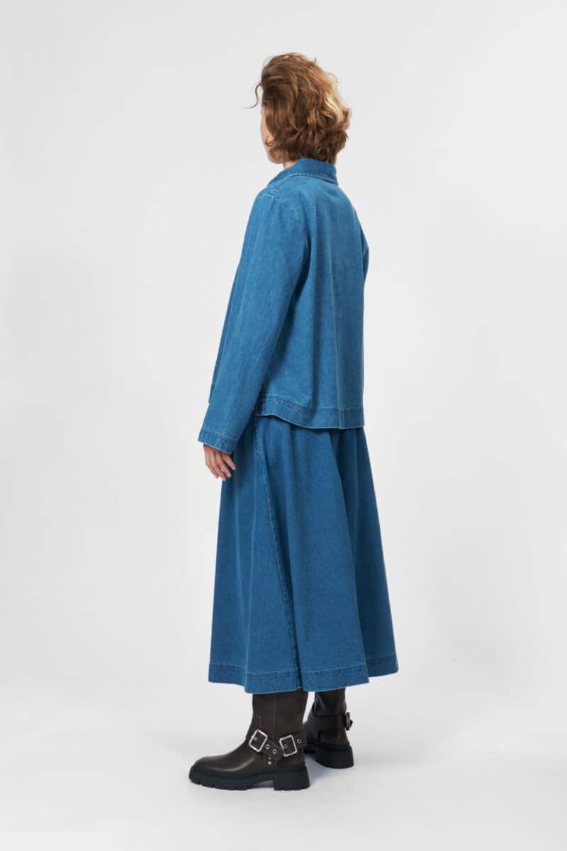 ZION SHIRT - HEAVY WASHED DENIM - Image 4