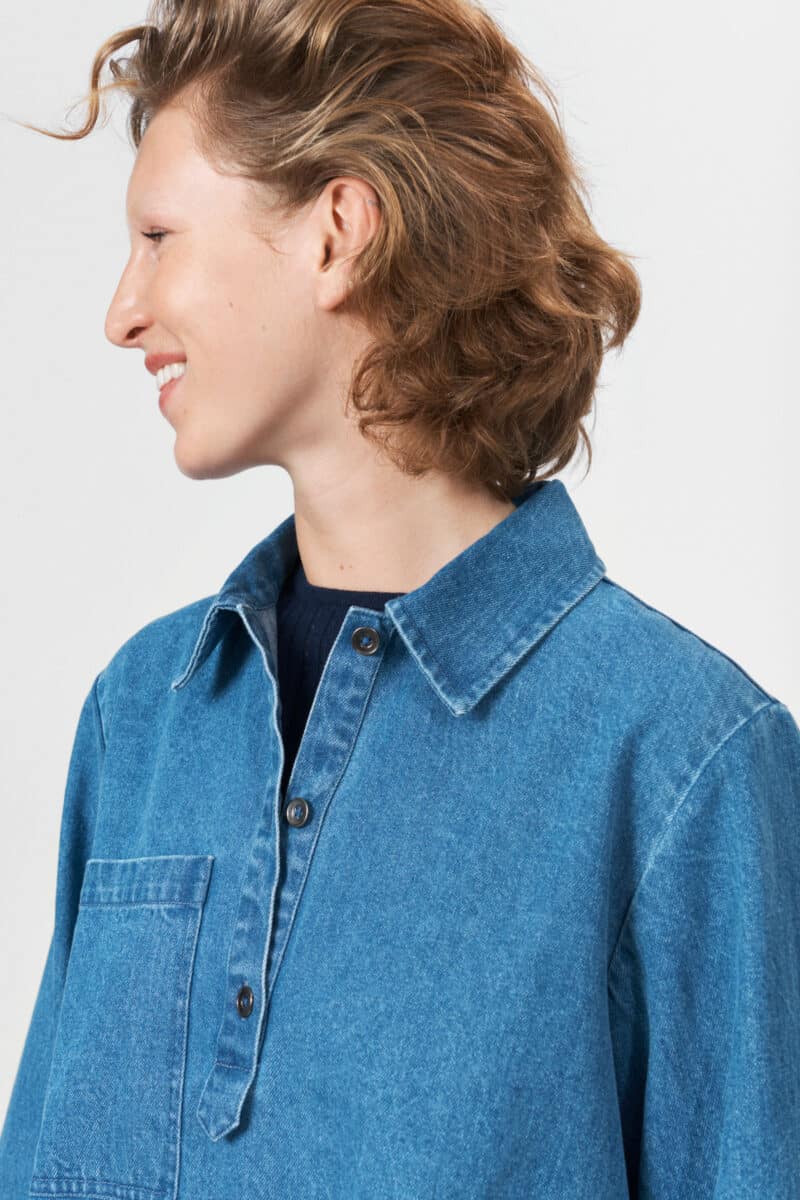 ZION SHIRT - HEAVY WASHED DENIM