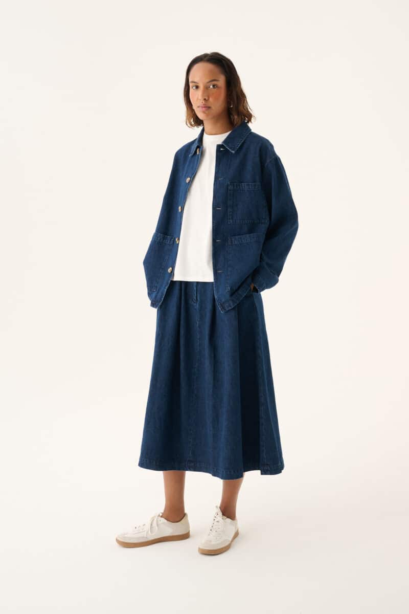 CAMERON HEAVY DENIM - DARK INDIGO DENIM - Image 3