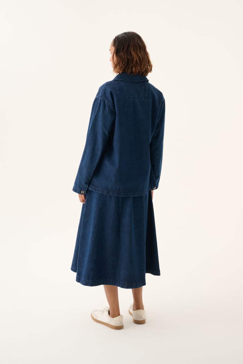 CAMERON HEAVY DENIM - DARK INDIGO DENIM - Image 4