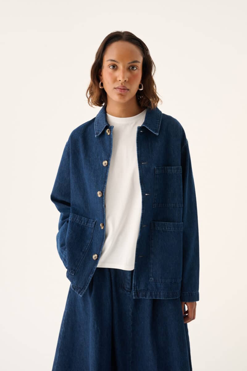 CAMERON HEAVY DENIM - DARK INDIGO DENIM - Image 8