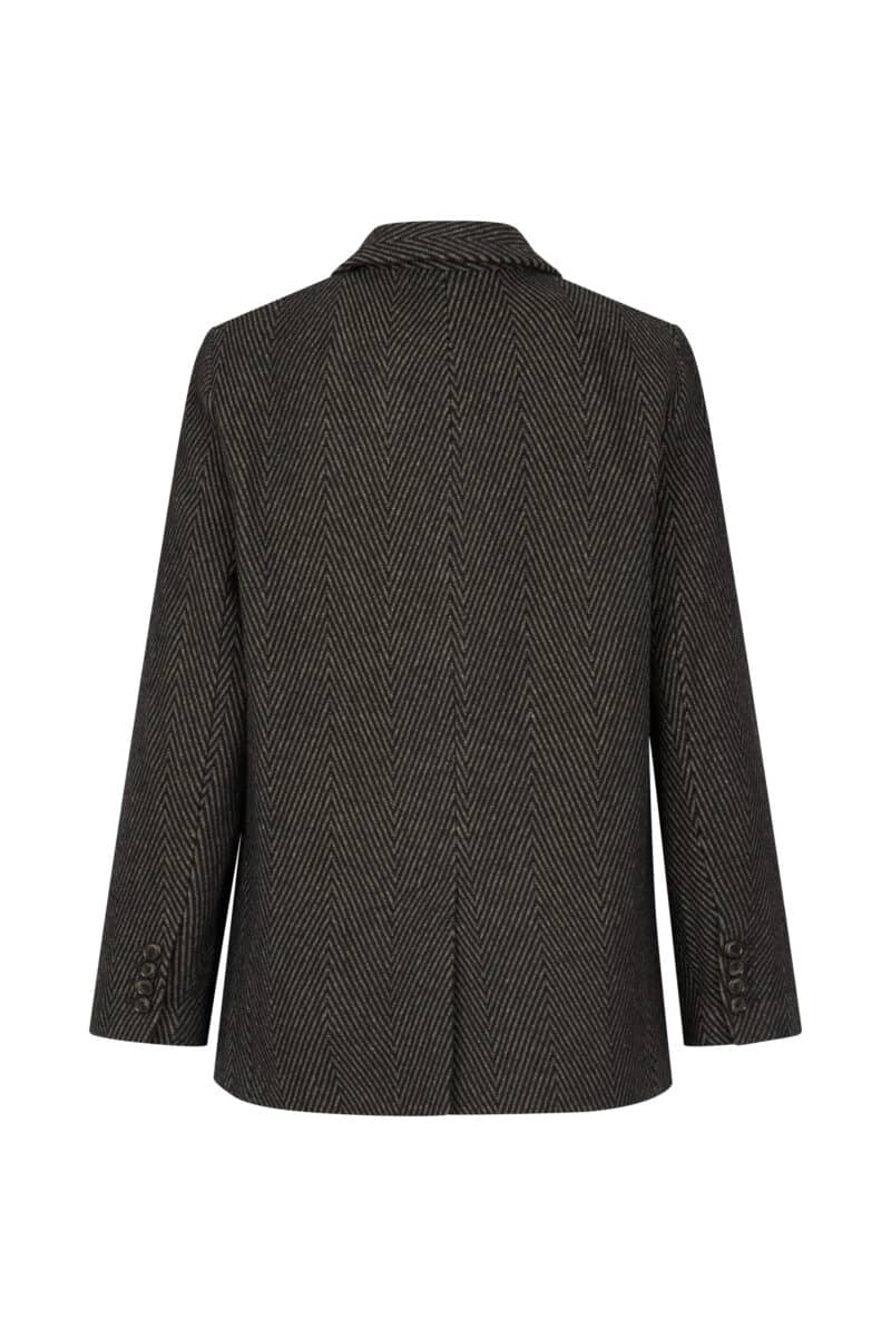 ARIZONA BLAZER - MULTI BROWN HERRINGBONE - Image 5