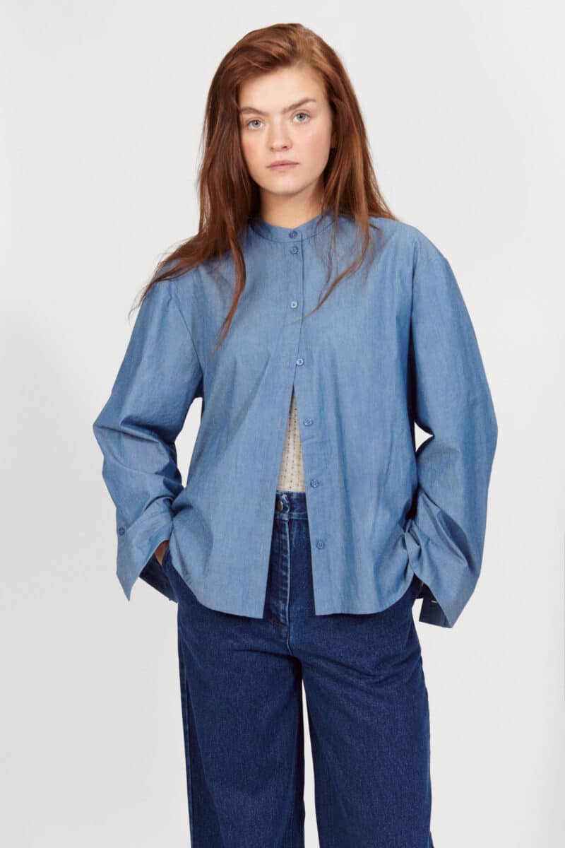 FLORIAN SHIRT - DUSTY BLUE