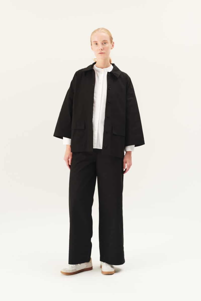 CASSY COTTON TWILL - BLACK - Image 3