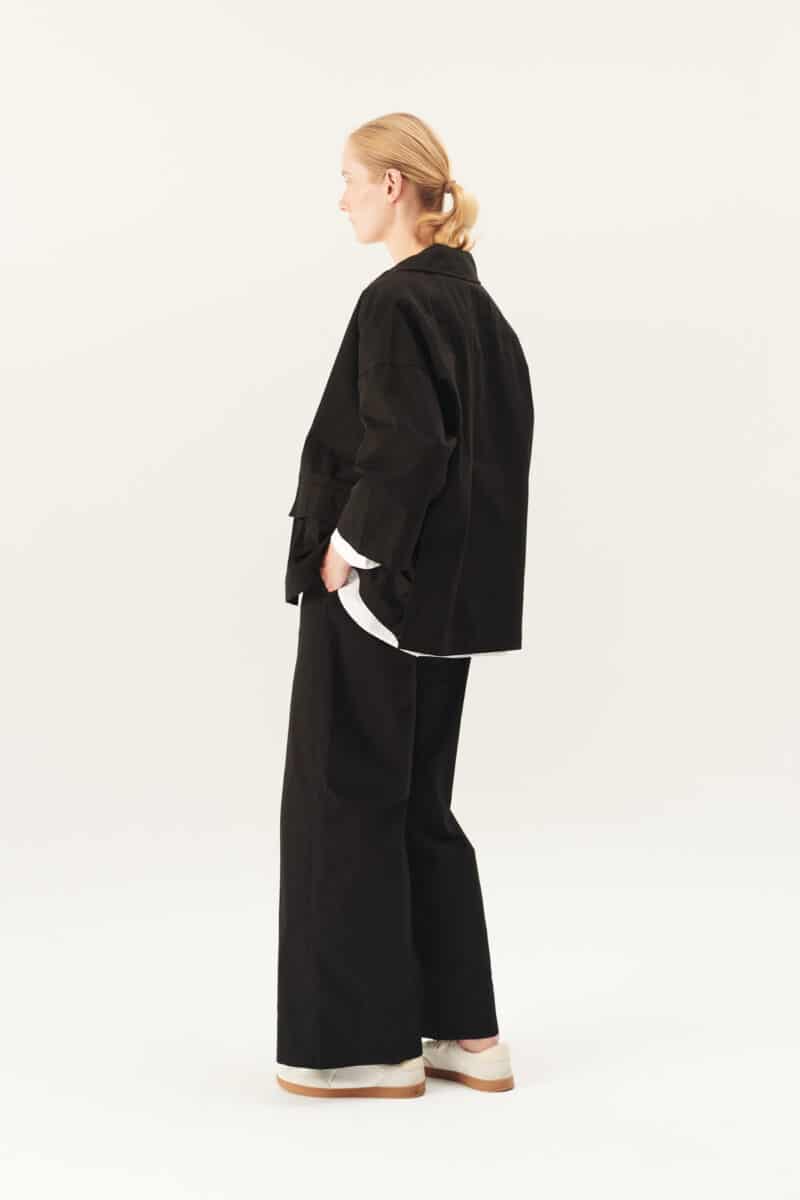 CASSY COTTON TWILL - BLACK - Image 4