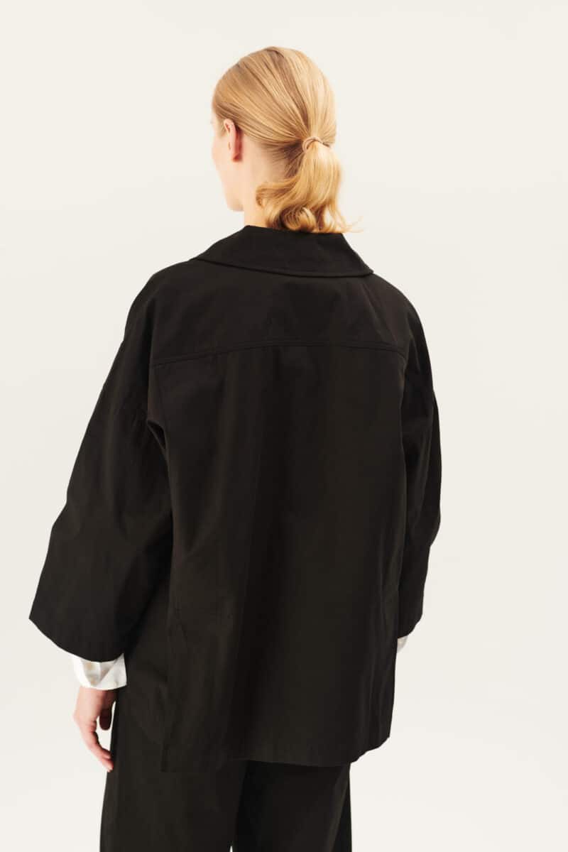 CASSY COTTON TWILL - BLACK - Image 2