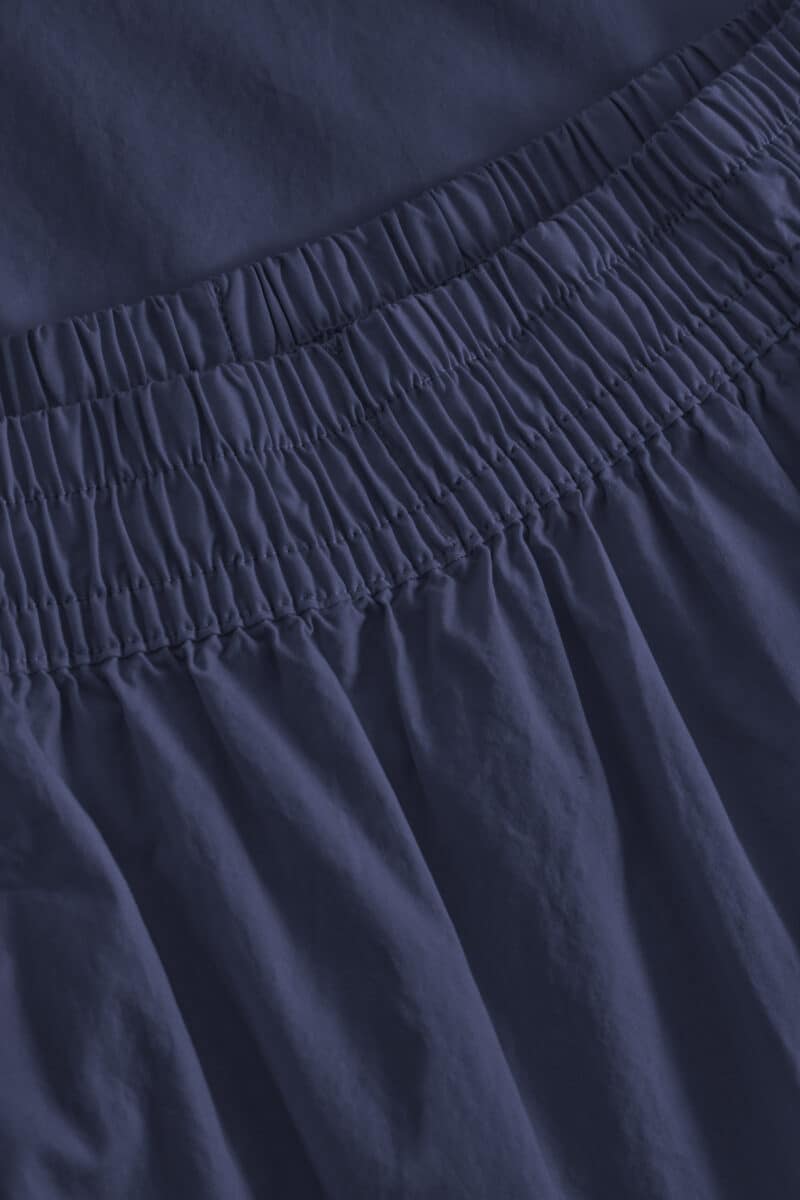 PETULA ORGANIC GARMENT DYED POPLIN - DARK NAVY - Image 7