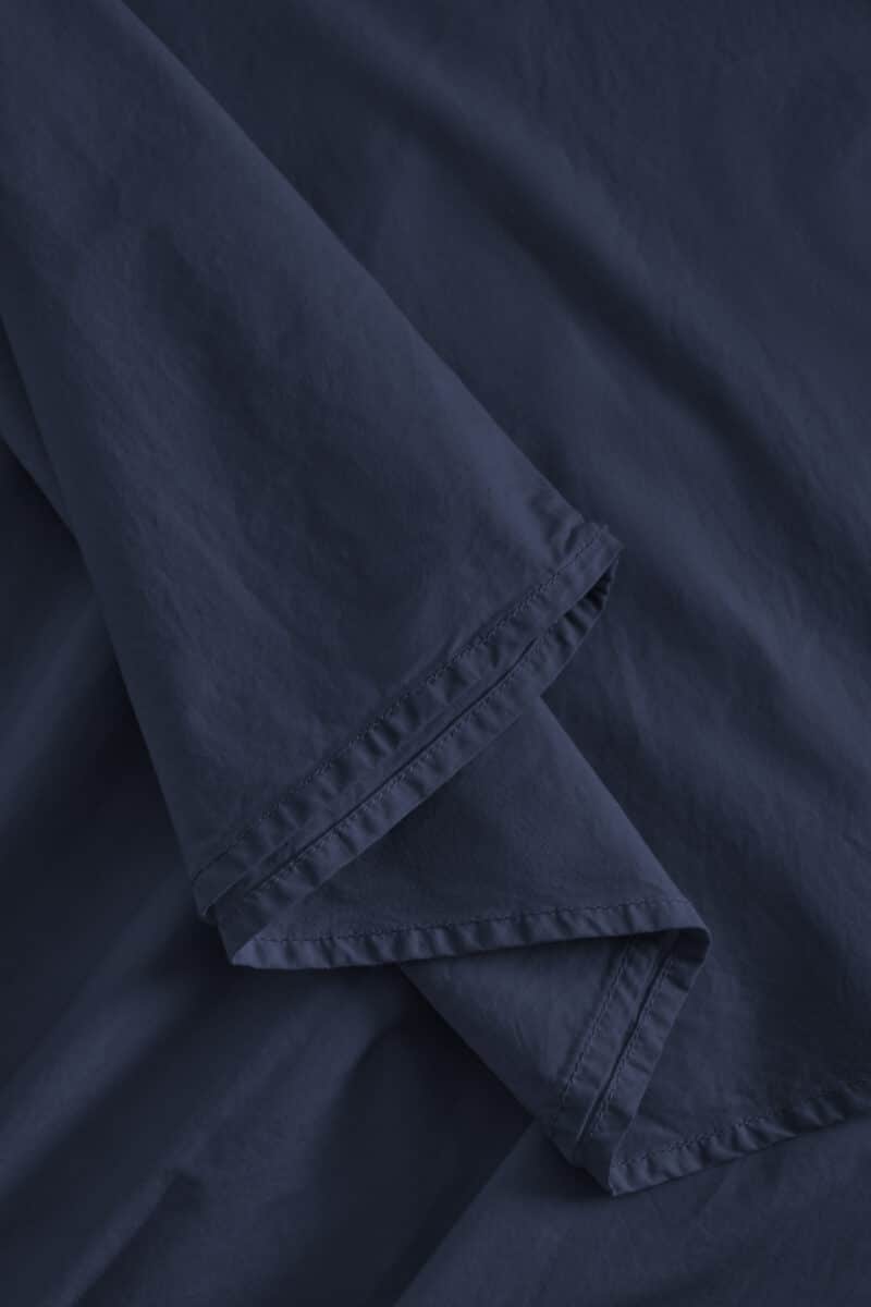 PETULA ORGANIC GARMENT DYED POPLIN - DARK NAVY - Image 8