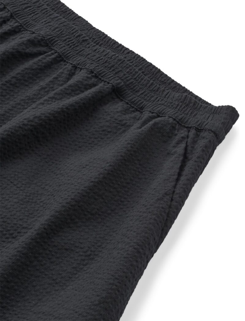 AGNES SKIRT SEERSUCKER - BLACK - Image 3