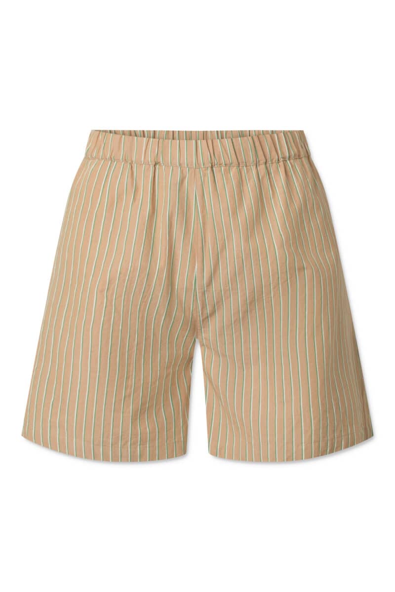 ALESSANDRA SHORTS - BROWN STRIPE
