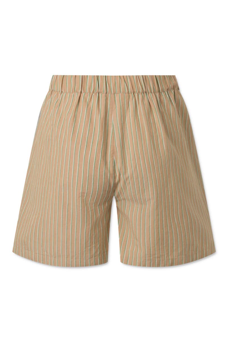 ALESSANDRA SHORTS - BROWN STRIPE - Image 2
