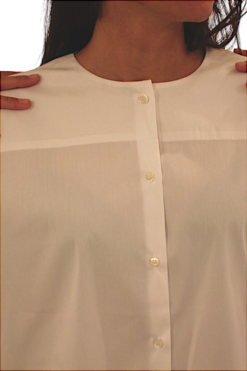 CELINA SHIRT FANCY POPLYN - WHITE - Image 2