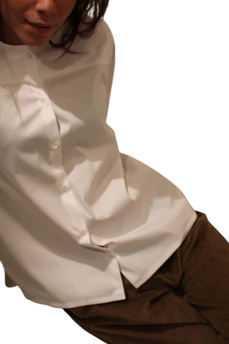 CELINA SHIRT FANCY POPLYN - WHITE - Image 3
