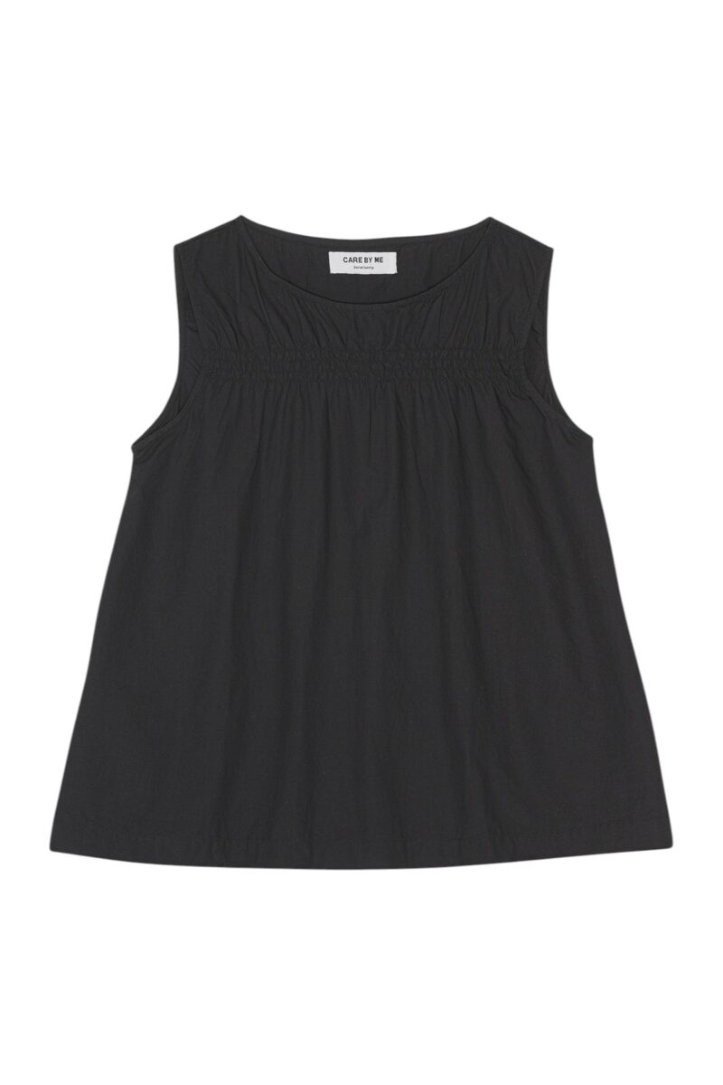 LAURA BELL TOP - BLACK