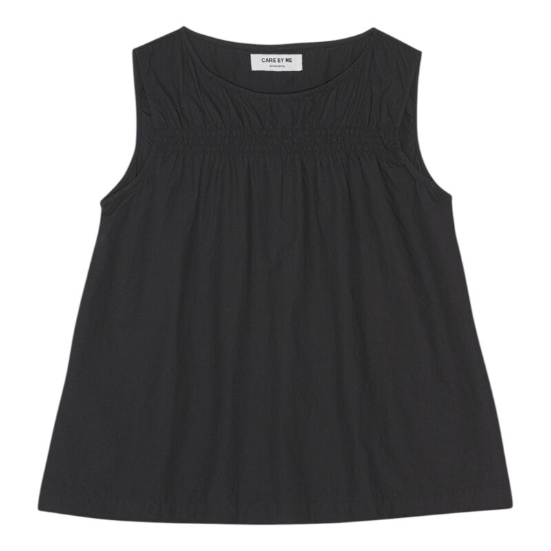 LAURA BELL TOP - BLACK