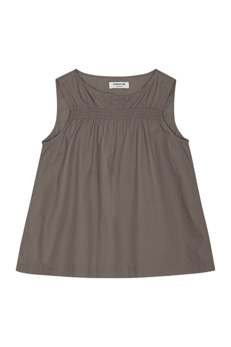 LAURA BELL TOP - BROWN