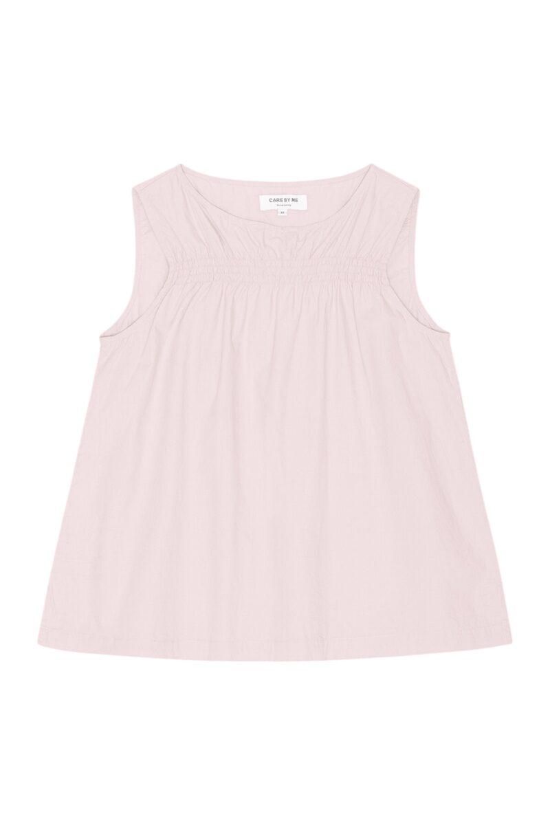 LAURA BELL TOP - PALE ROSE
