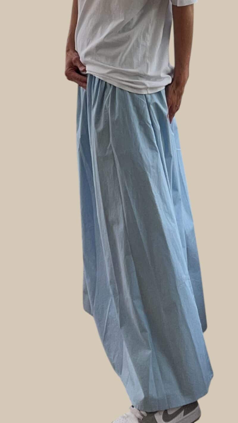 LAURA LONG SKIRT - SUMMER BLUE - Image 2