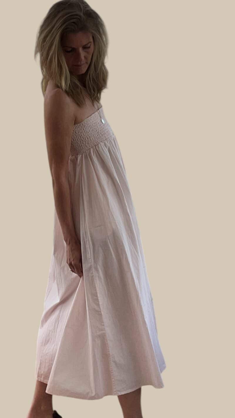 LAURA SKIRT LONG - PALE ROSE - Image 3