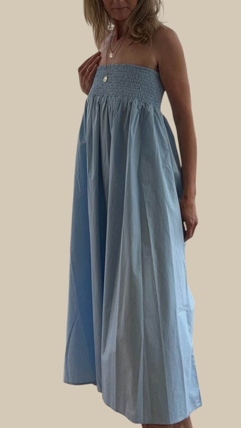 LAURA LONG SKIRT - SUMMER BLUE - Image 4