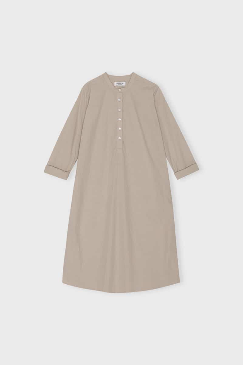LAURA SHIRT DRESS - SAND