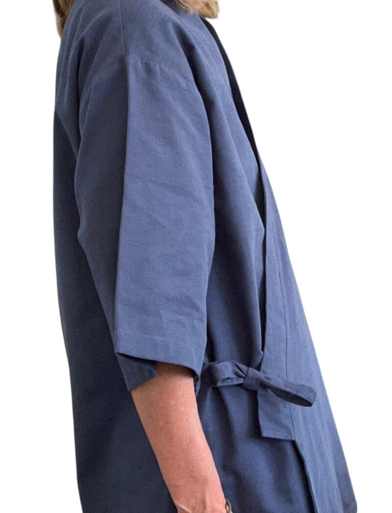 SERGEI SHIRT STRUCTURED COTTON - BLUE - Image 4