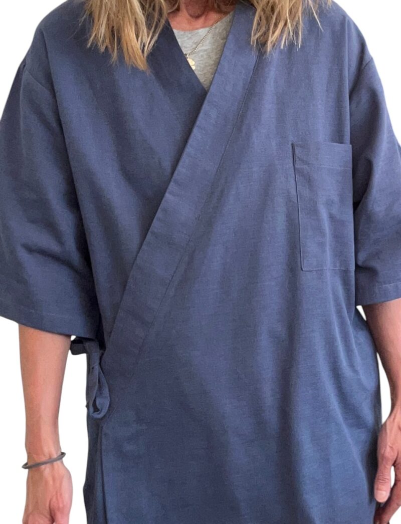 SERGEI SHIRT STRUCTURED COTTON - BLUE - Image 2