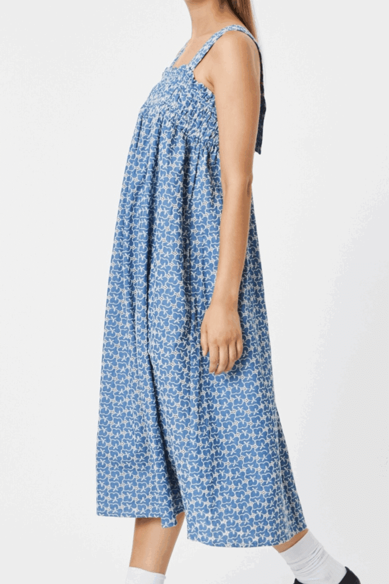 VIRGINIA DRESS - DENIM BLUE